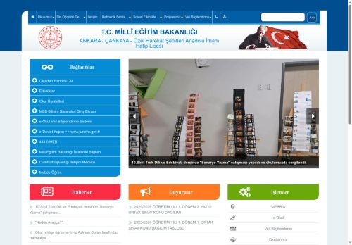 ANKARA / ÇANKAYA - Özel Harekat Şehitleri Anadolu İmam Hatip Lisesi