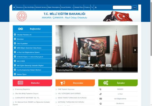 ANKARA / ÇANKAYA - Rauf Orbay Ortaokulu