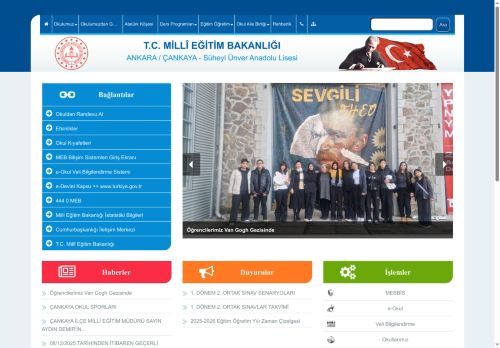 ANKARA / ÇANKAYA - Süheyl Ünver Anadolu Lisesi