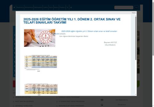 ANKARA / ÇANKAYA - Şehit Feramil Ferhat Kaya Anadolu Lisesi