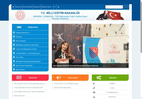 ANKARA / ÇANKAYA - TSK Mehmetcik Vakfı Hafize İhsan Payaza Ortaokulu