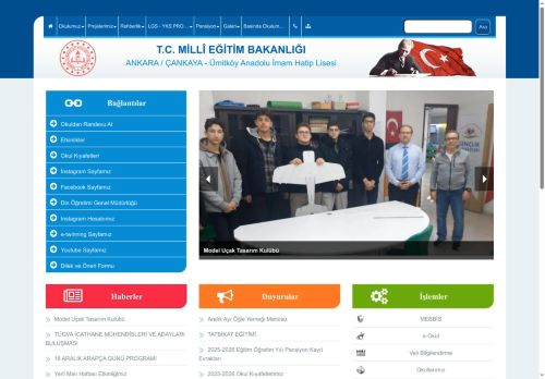 ANKARA / ÇANKAYA - Ümitköy Anadolu İmam Hatip Lisesi