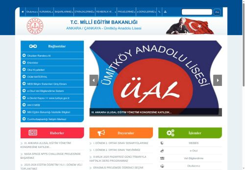 ANKARA / ÇANKAYA - Ümitköy Anadolu Lisesi