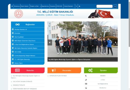 ANKARA / ÇUBUK - Bekir Yılmaz Ortaokulu