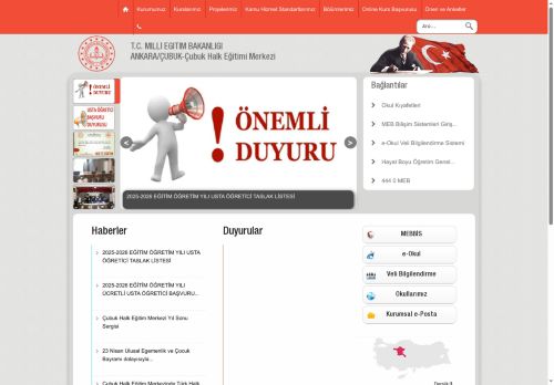 ANKARA / ÇUBUK - Çubuk Halk Eğitimi Merkezi
