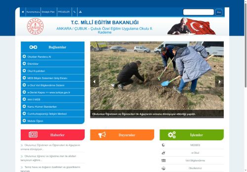 ANKARA / ÇUBUK - Çubuk Özel Eğitim Uygulama Okulu II. Kademe