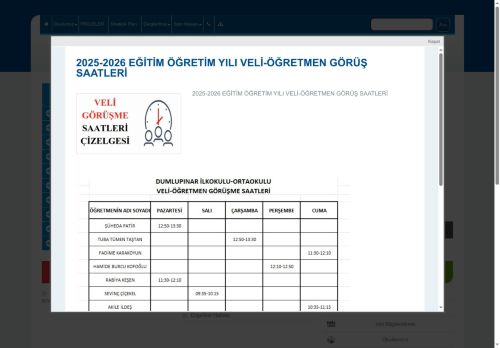 ANKARA / ÇUBUK - Dumlupınar Ortaokulu