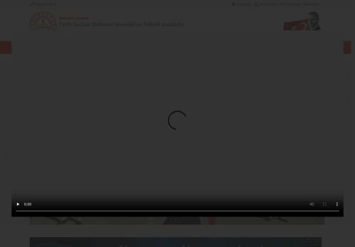 ANKARA / ÇUBUK - Fatih Sultan Mehmet Mesleki ve Teknik Anadolu Lisesi