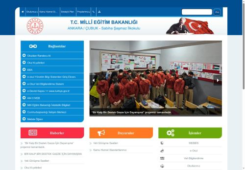 ANKARA / ÇUBUK - Sabiha Şaşmaz İlkokulu