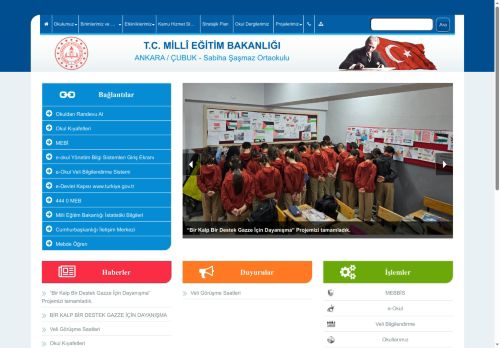 ANKARA / ÇUBUK - Sabiha Şaşmaz Ortaokulu