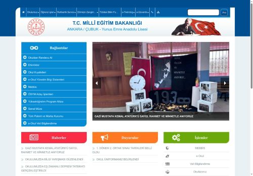 ANKARA / ÇUBUK - Yunus Emre Anadolu Lisesi