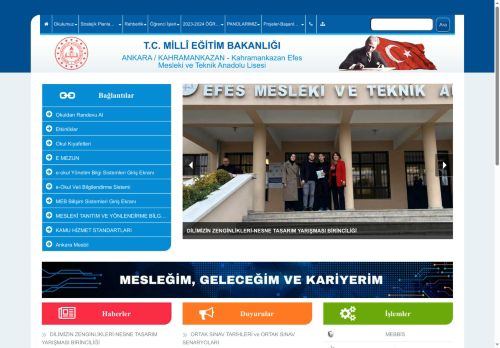 ANKARA / KAHRAMANKAZAN - Kahramankazan Efes Mesleki ve Teknik Anadolu Lisesi