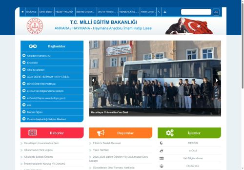 ANKARA / HAYMANA - Haymana Anadolu İmam Hatip Lisesi