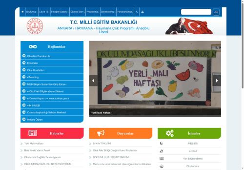 ANKARA / HAYMANA - Haymana Çok Programlı Anadolu Lisesi