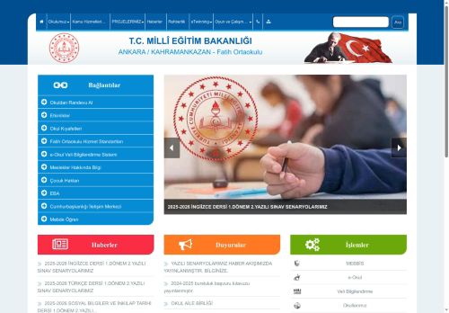 ANKARA / KAHRAMANKAZAN - Fatih Ortaokulu