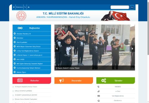 ANKARA / KAHRAMANKAZAN - Hamdi Eriş Ortaokulu