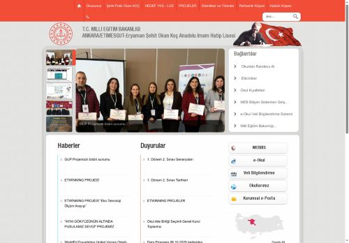 ANKARA / ETİMESGUT - Eryaman Şehit Okan Koç Anadolu İmam Hatip Lisesi