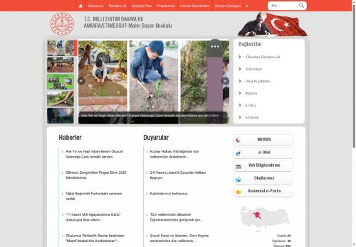 ANKARA / ETİMESGUT - Mahir Başer İlkokulu