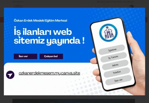 ANKARA / ETİMESGUT - Özkan Erdek Mesleki Eğitim Merkezi