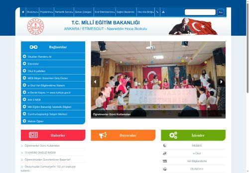 ANKARA / ETİMESGUT - Nasreddin Hoca İlkokulu