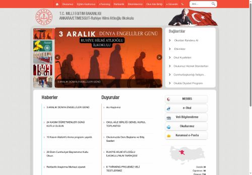 ANKARA / ETİMESGUT - Ruhiye Hilmi Atlıoğlu İlkokulu