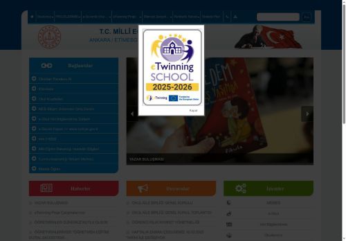 ANKARA / ETİMESGUT - Pir Sultan Abdal İlkokulu