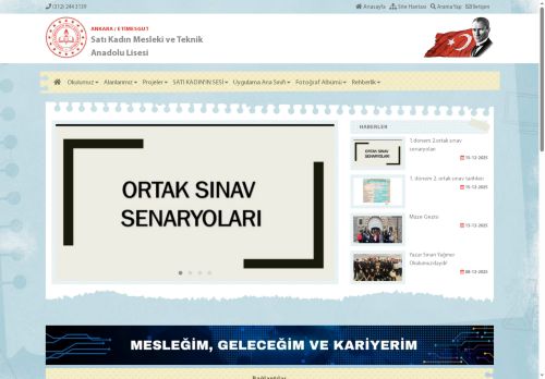 ANKARA / ETİMESGUT - Satı Kadın Mesleki ve Teknik Anadolu Lisesi