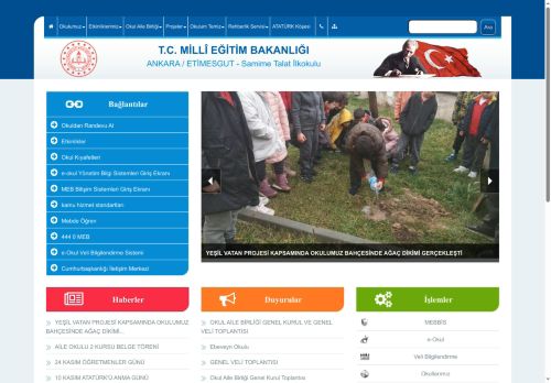 ANKARA / ETİMESGUT - Samime Talat İlkokulu