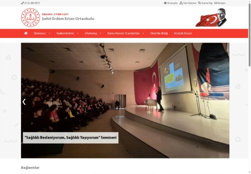 ANKARA / ETİMESGUT - Şehit Erdem Ertan Ortaokulu