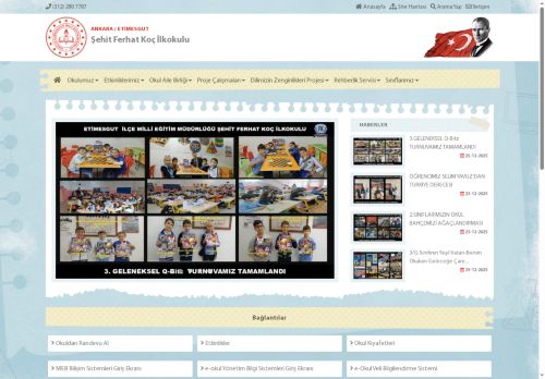 ANKARA / ETİMESGUT - Şehit Ferhat Koç İlkokulu