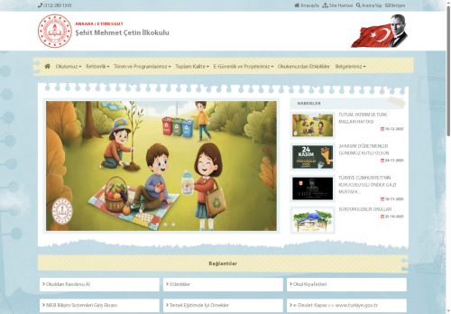 ANKARA / ETİMESGUT - Şehit Mehmet Çetin İlkokulu