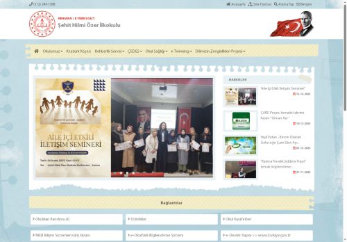 ANKARA / ETİMESGUT - Şehit Hilmi Özer İlkokulu