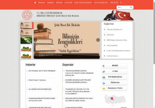 ANKARA / ETİMESGUT - Şehit Murat Bek İlkokulu