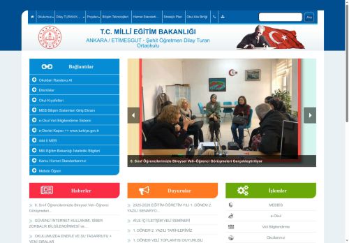 ANKARA / ETİMESGUT - Şehit Öğretmen Dilay Turan Ortaokulu