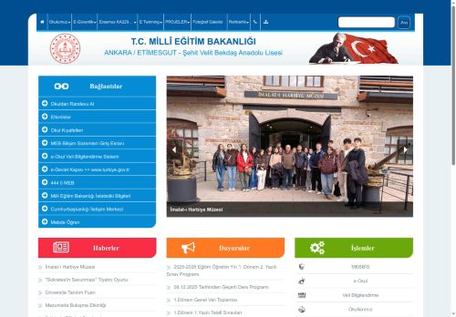 ANKARA / ETİMESGUT - Şehit Velit Bekdaş Anadolu Lisesi