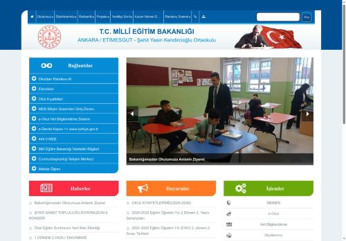 ANKARA / ETİMESGUT - Şehit Yasin Kendircioğlu Ortaokulu