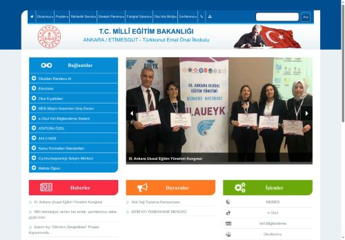 ANKARA / ETİMESGUT - Türkkonut Emel Önal İlkokulu