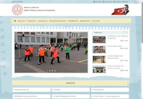 ANKARA / ETİMESGUT - Şehit Yılmaz Güneş Ortaokulu