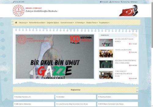 ANKARA / ETİMESGUT - Zekiye Güdüllüoğlu İlkokulu