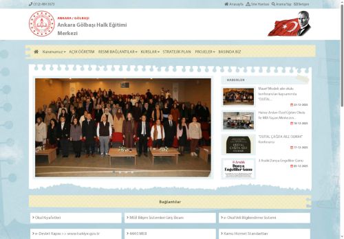 ANKARA / GÖLBAŞI - Ankara Gölbaşı Halk Eğitimi Merkezi