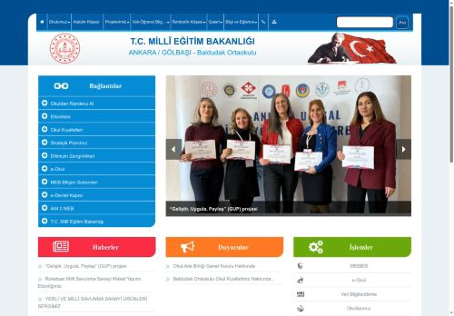 ANKARA / GÖLBAŞI - Baldudak Ortaokulu