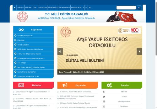 ANKARA / GÖLBAŞI - Ayşe-Yakup Eskitoros Ortaokulu