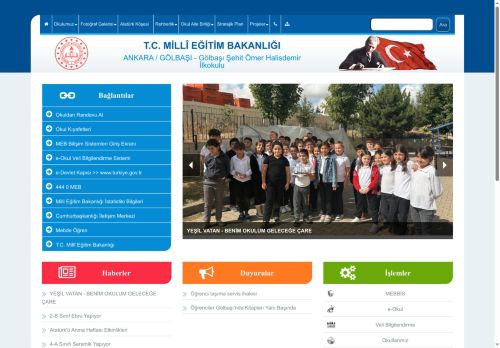 ANKARA / GÖLBAŞI - Gölbaşı Şehit Ömer Halisdemir İlkokulu