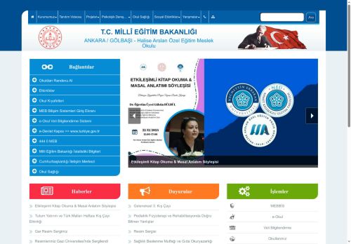 ANKARA / GÖLBAŞI - Halise Arslan Özel Eğitim Meslek Okulu