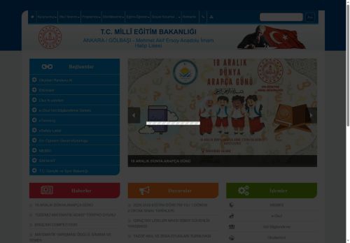 ANKARA / GÖLBAŞI - Mehmet Akif Ersoy Anadolu İmam Hatip Lisesi