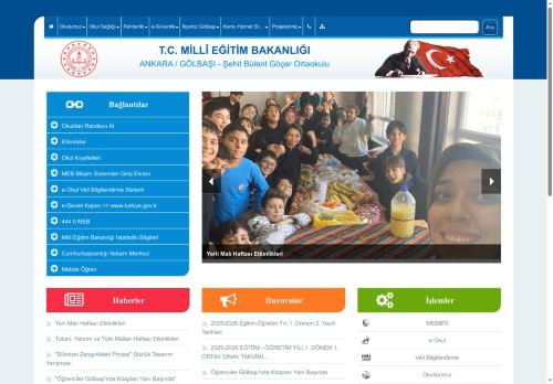 ANKARA / GÖLBAŞI - Şehit Bülent Göçer Ortaokulu