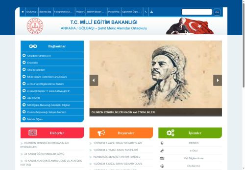 ANKARA / GÖLBAŞI - Şehit Meriç Alemdar Ortaokulu