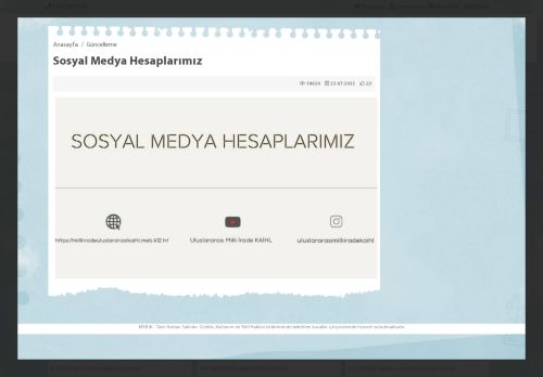 ANKARA / GÖLBAŞI - Uluslararası Millî İrade Kız Anadolu İmam Hatip Lisesi