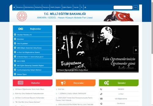 ANKARA / GÜDÜL - Hasan Hüseyin Akdede Fen Lisesi