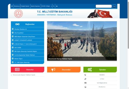 ANKARA / HAYMANA - Bahçecik İlkokulu